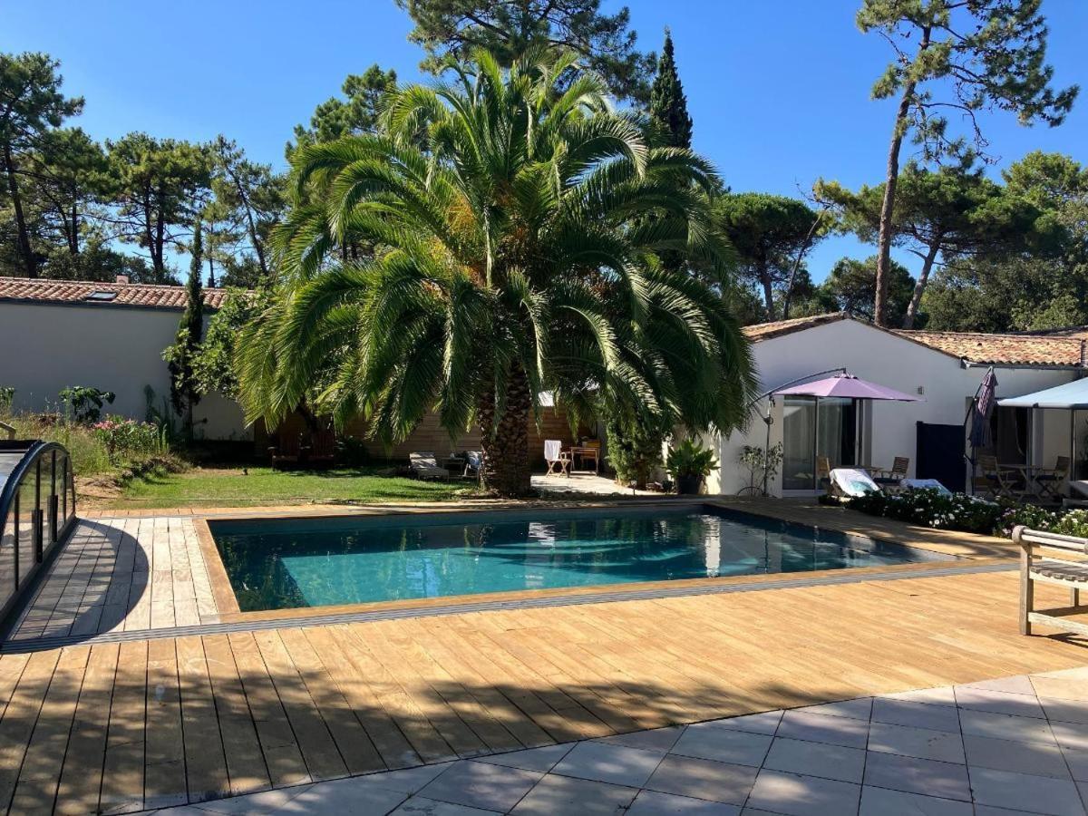 La Maison De La Dune: Beachfront Oasis with Jacuzzi and Heated Pool La Couarde-sur-Mer Exterior photo